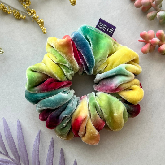 Silk Velvet Scrunchie 003