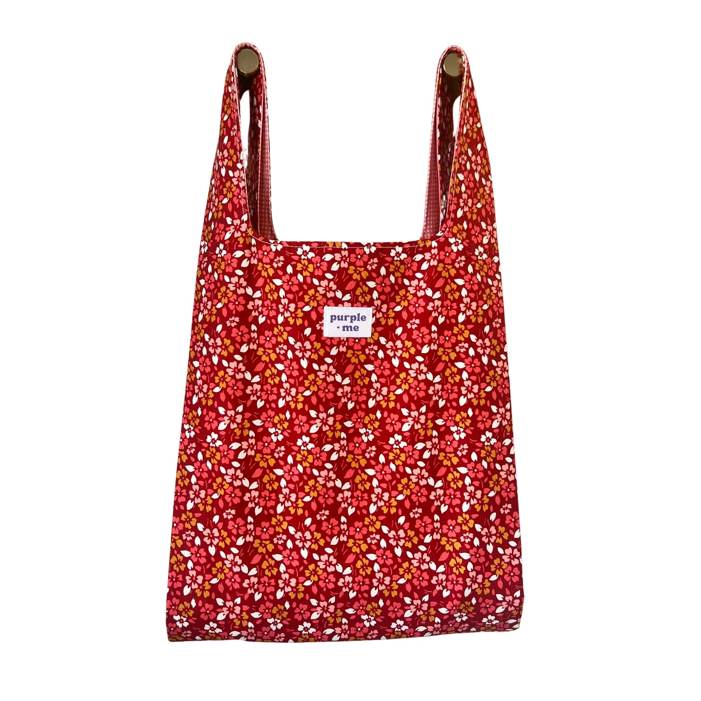 Scarlet Bloom Fabric Bag