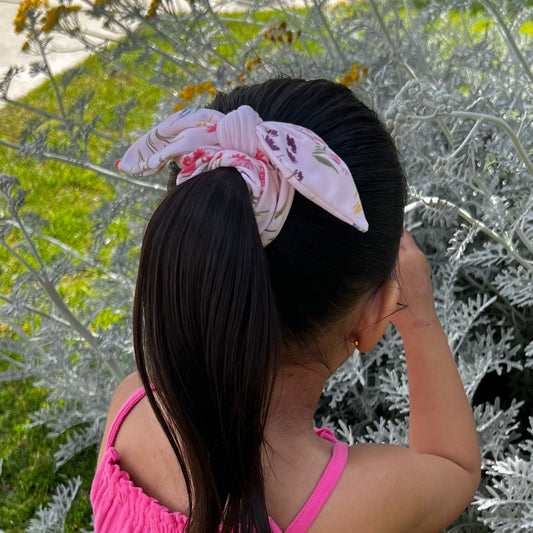 The Bloom Bunny Ear Scrunchie