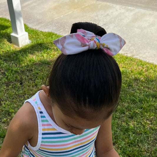 Poppy Bunny Ear Scrunchie