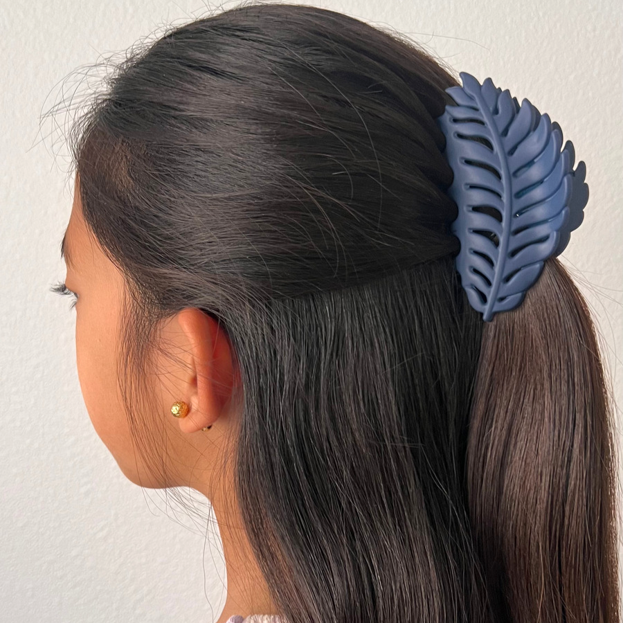 Matte Leaf Hair Claws