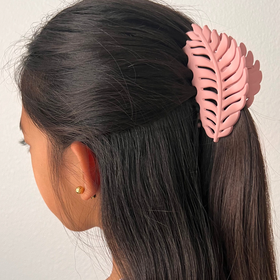 Matte Leaf Hair Claws