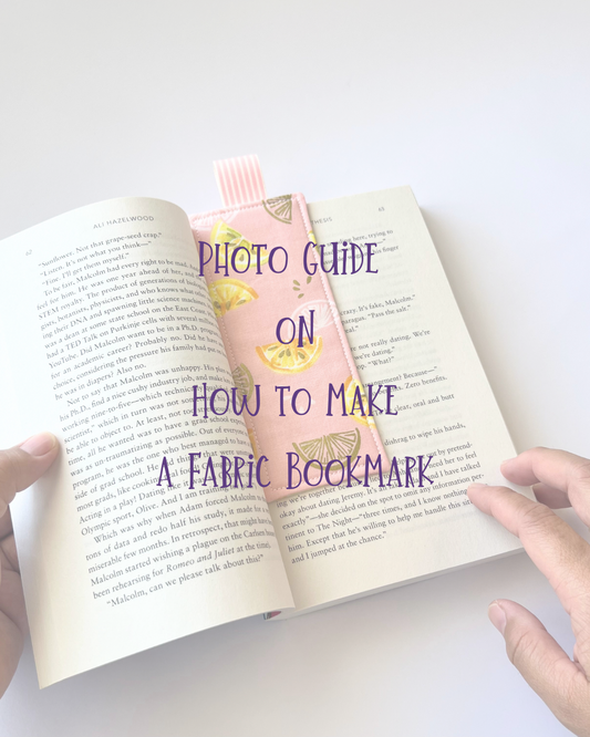 Fabric Bookmark Photo Guide