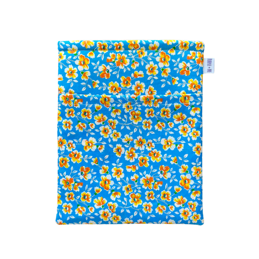 Blue/Yellow Floral Book Sleeves