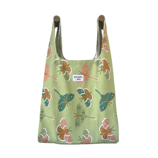 Green Butterfly Fabric Bag