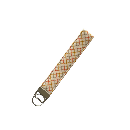 Candy Corn Key Fob Wristlet