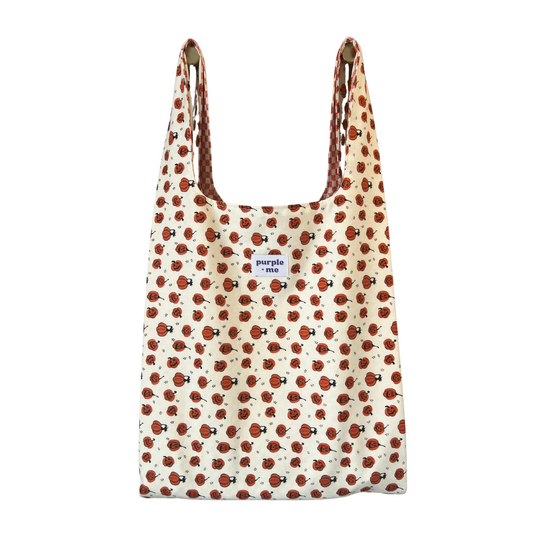 Orange Pumpkin Fabric Bag