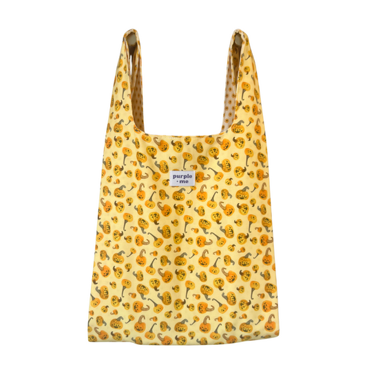 Yellow Pumpkin Fabric Bag