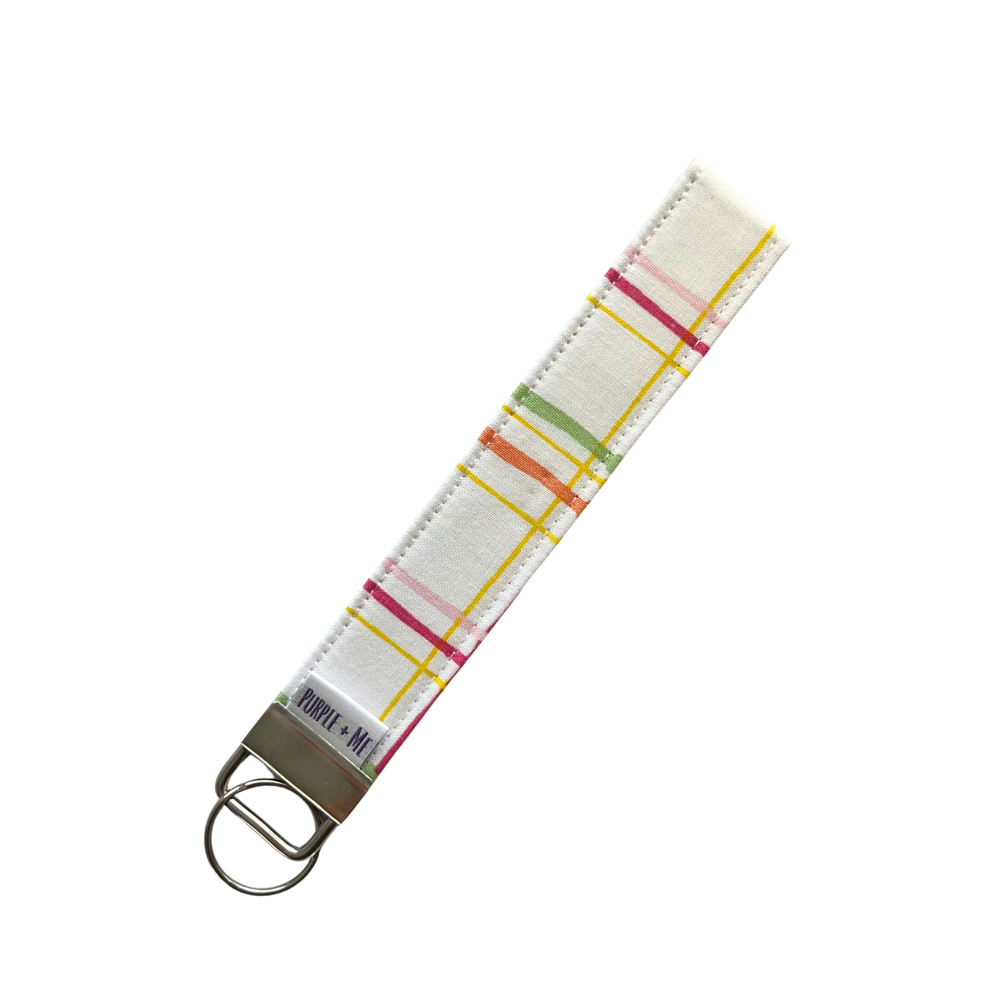 Sunny Check Key Fob Wristlet