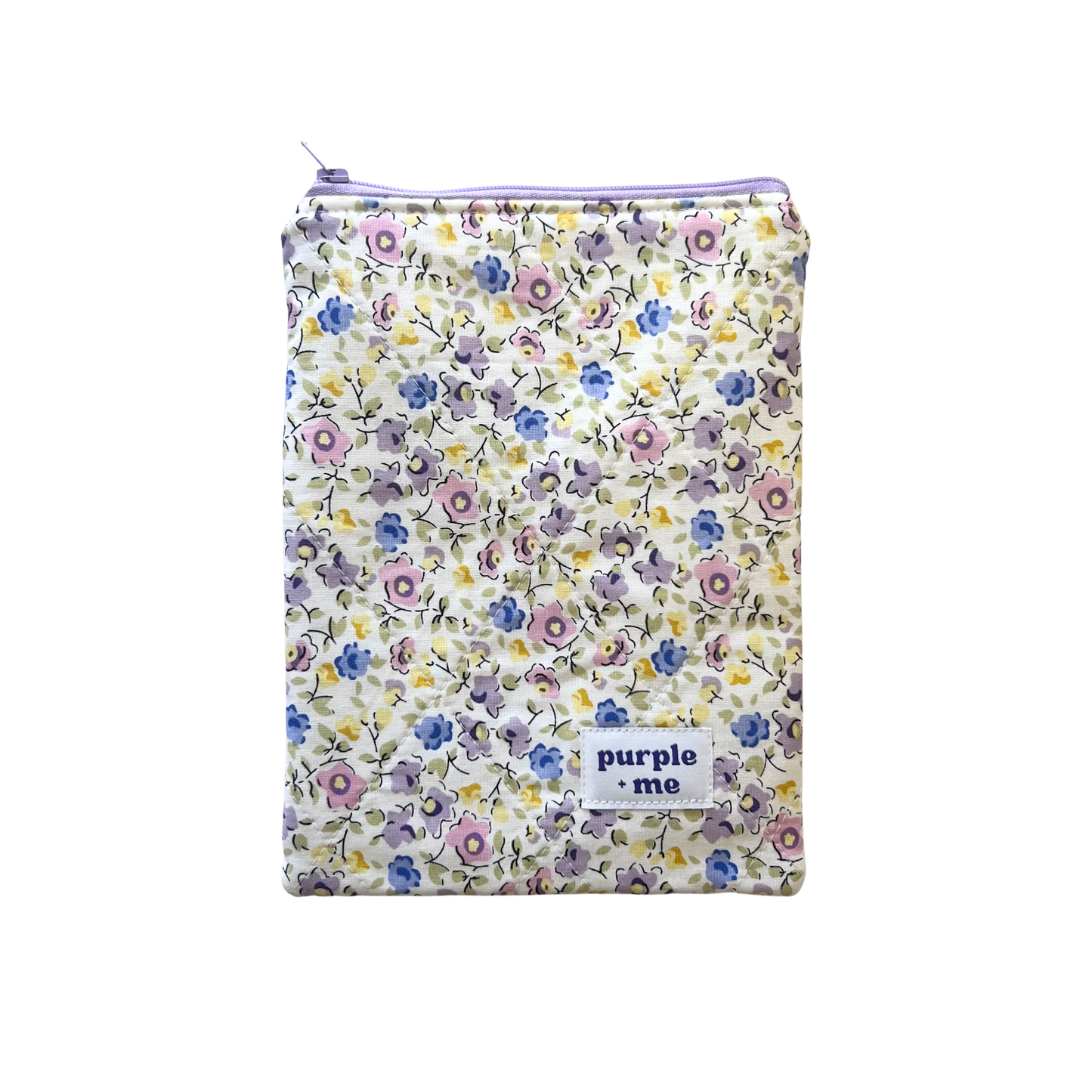 Pink and Lavender Mini Floral Kindle Sleeve