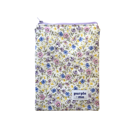 Pink and Lavender Mini Floral Kindle Sleeve