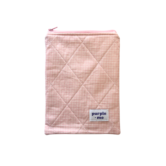 Pink Gingham Kindle Sleeve