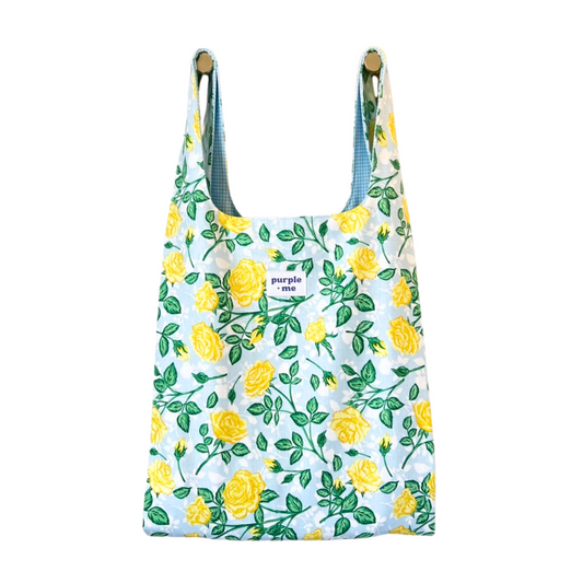 Yellow Rose Fabric Bag