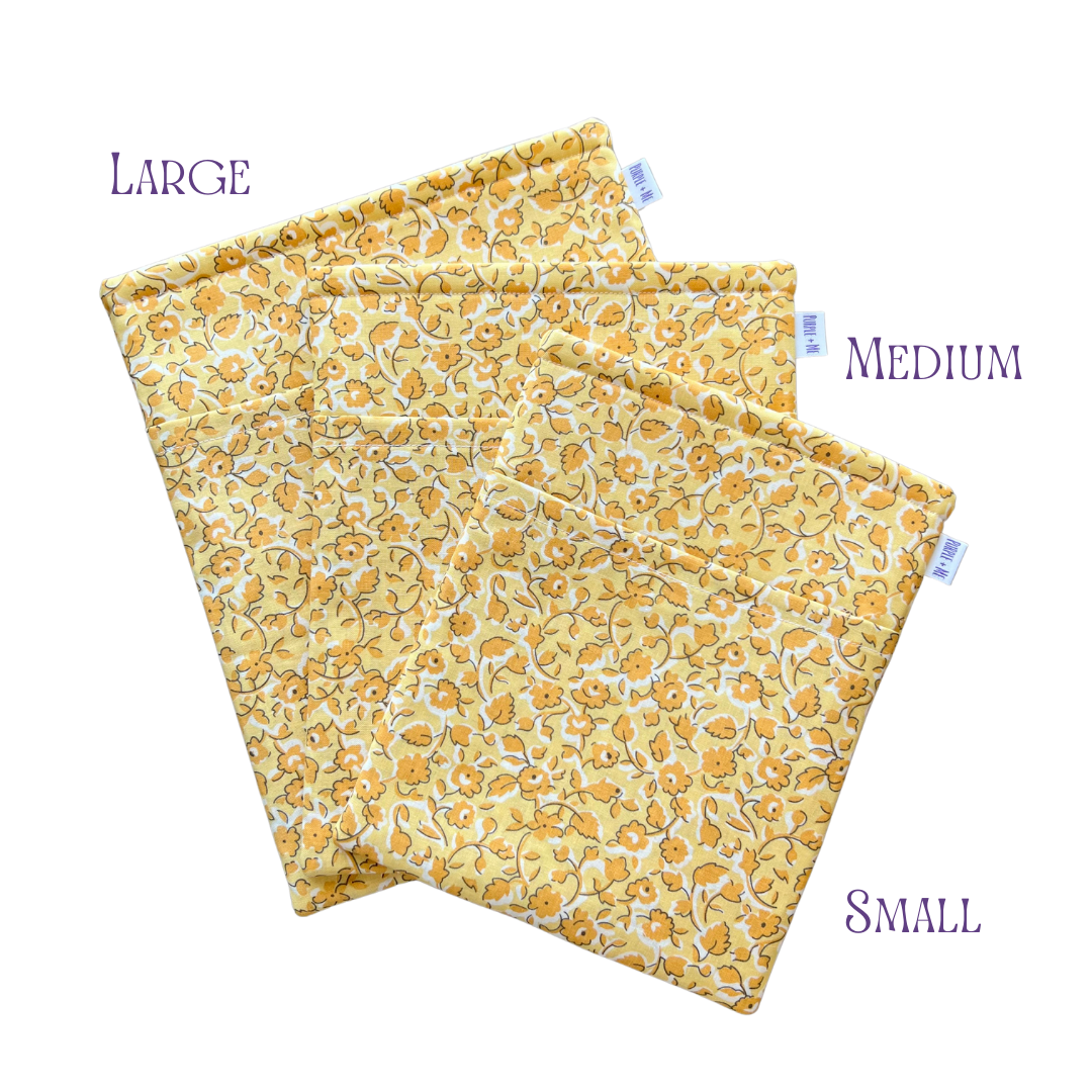 Green Multi-Floral Book Sleeve