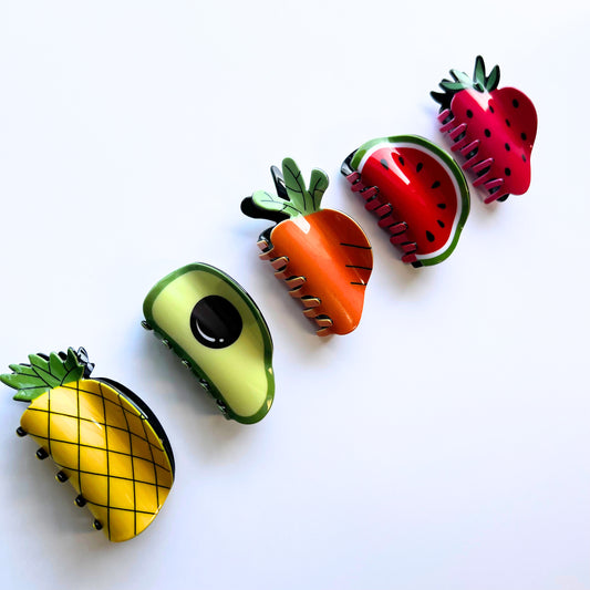 Fruits and Veggie Hair Claws