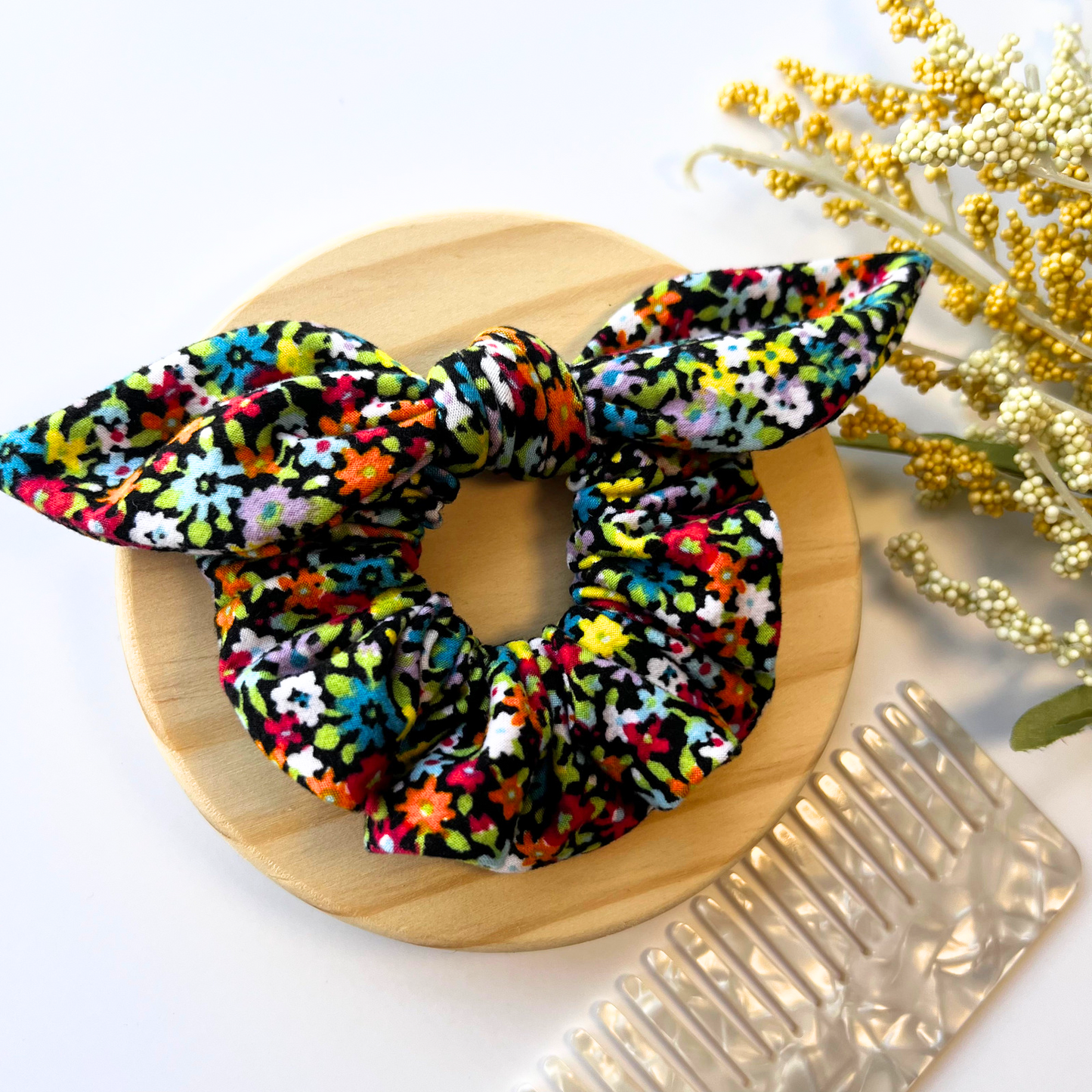 Paula Bunny Ears Scrunchie