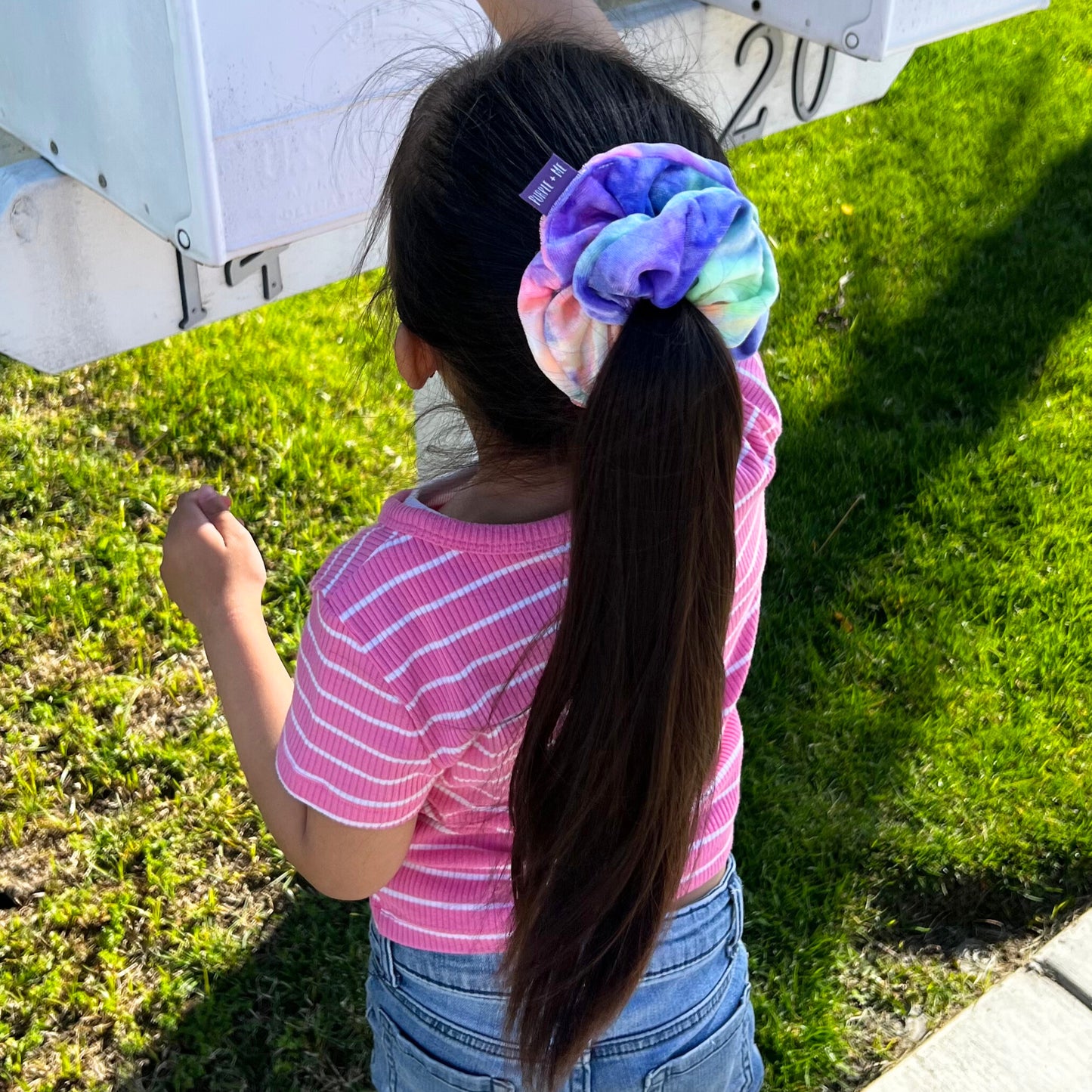 Cotton Candy Scrunchie
